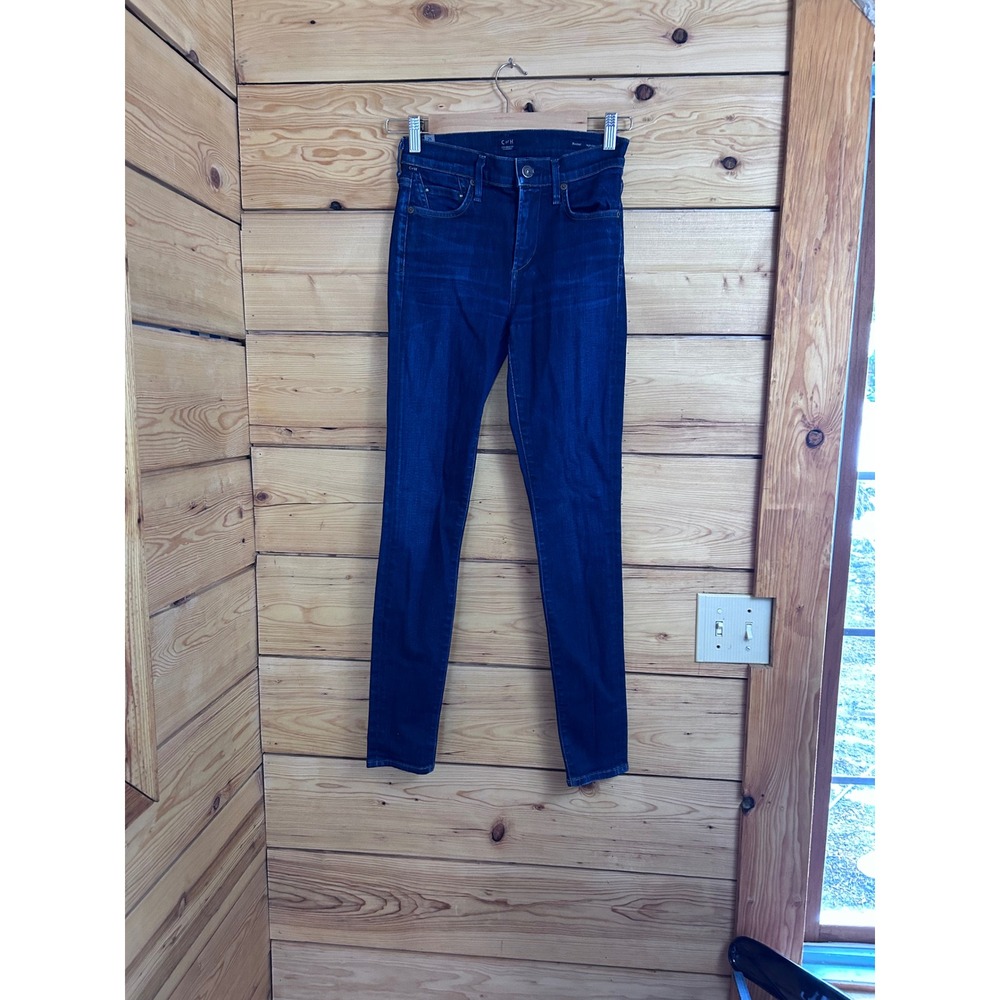 Citizens of Humanity Rocket High Rise Skinny Jeans Dark Wash Blue Size 25‎